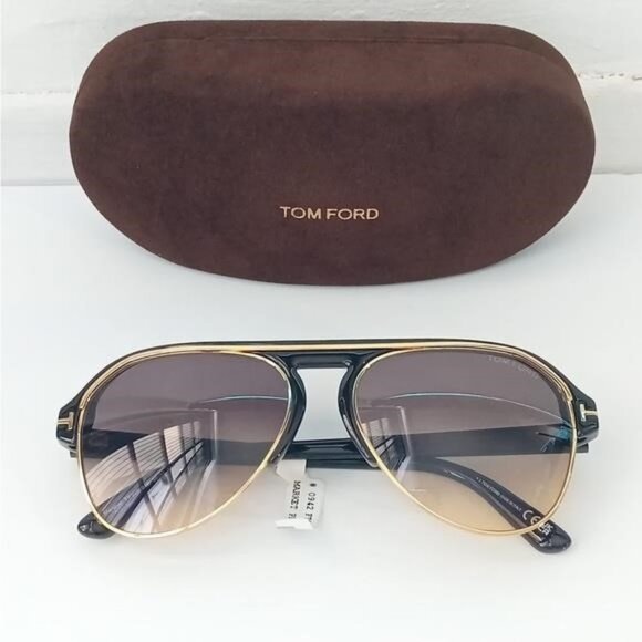 TOM FORD Marshall FT0929 01B This aviator Tom Ford sunglass - Picture 11 of 11